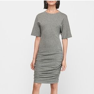 NWT 🏷️ Express Ruched Side Dolman Sleeve T-Shirt Dress